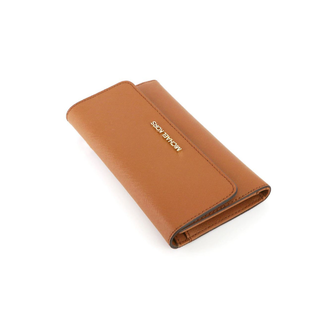 Michael Kors Jet Set Travel Large Trifold Leather Wallet