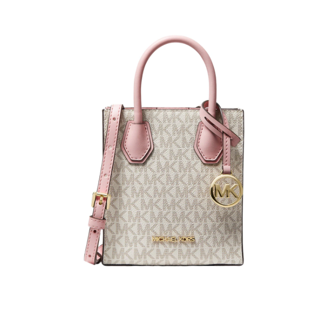 Michael Kors Mercer XS NS Shopper Crossbody-Powder Blush