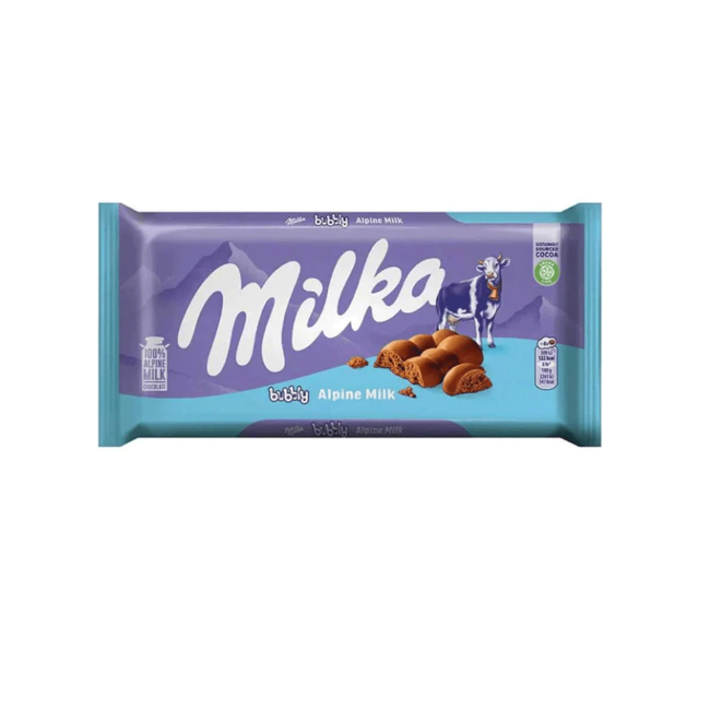 Milka Bubbly Alpine Milk Bar 90g
