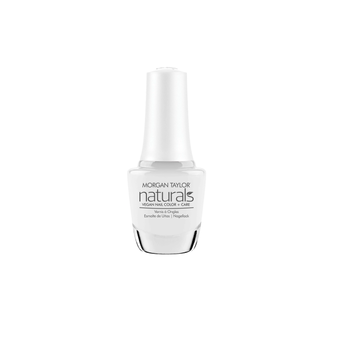 Morgan Taylor Natural Vegan Nail Color-The First Snow Fall 15ml