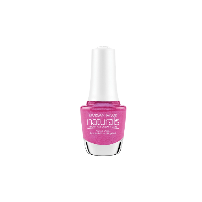 Morgan Taylor Natural Vegan Nail Color-Permanent Pink 15ml