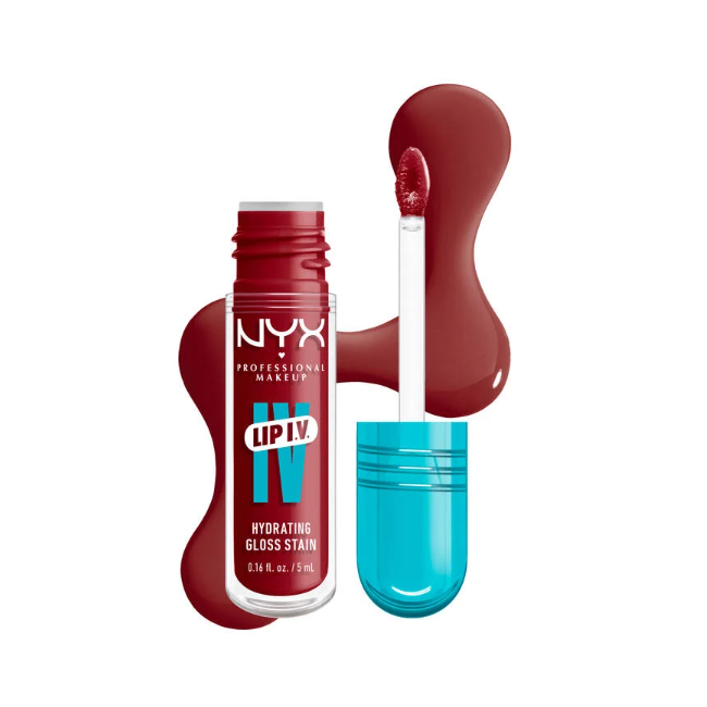 NYX Lip I.V. Hydrating Gloss Serum 5ml - 13 Cranberry Splash