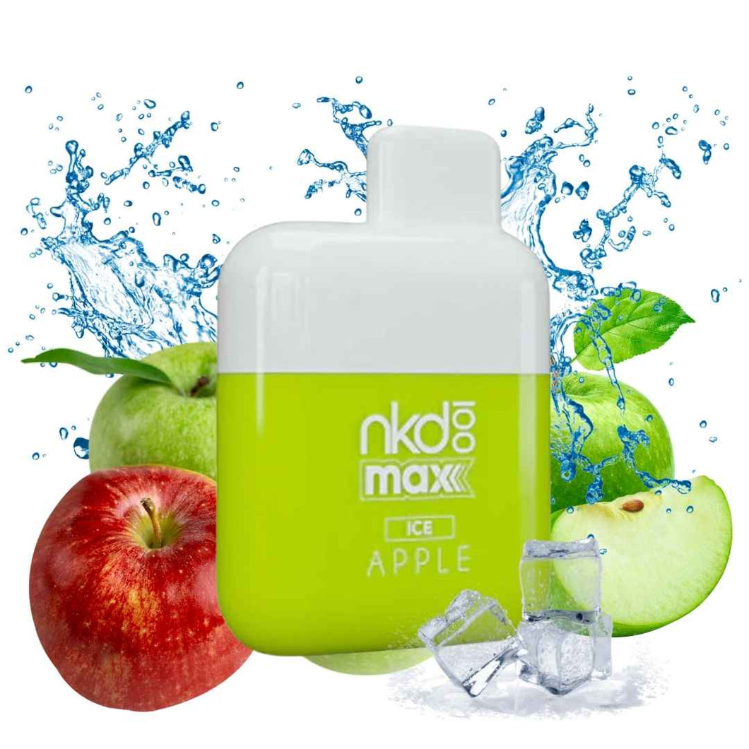 Naked 100 Apple Ice 4500 Puff - Shams Shopping Centre Naked  