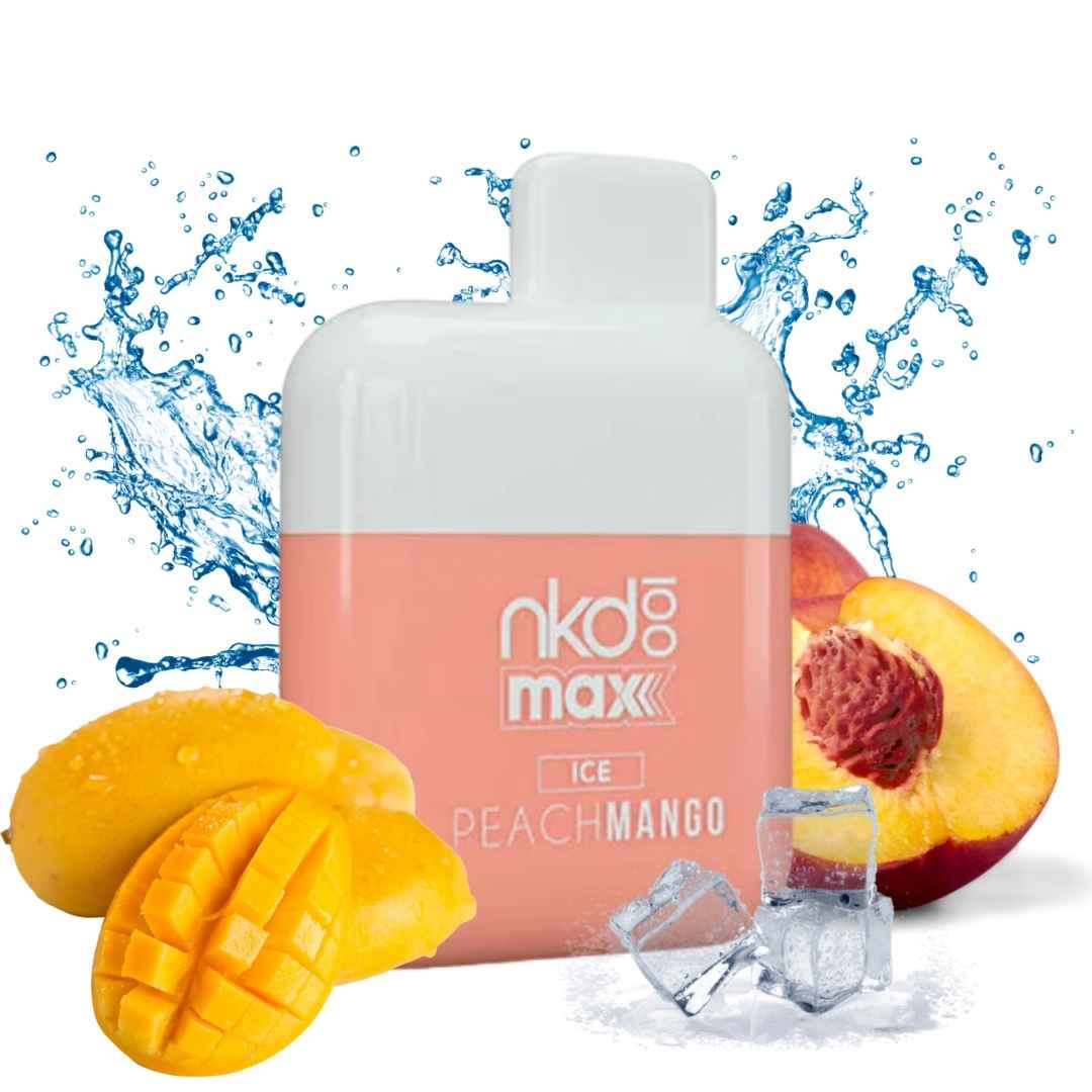 Naked 100 Peach Mango Ice 4500 Puff - Shams Shopping Centre Naked  