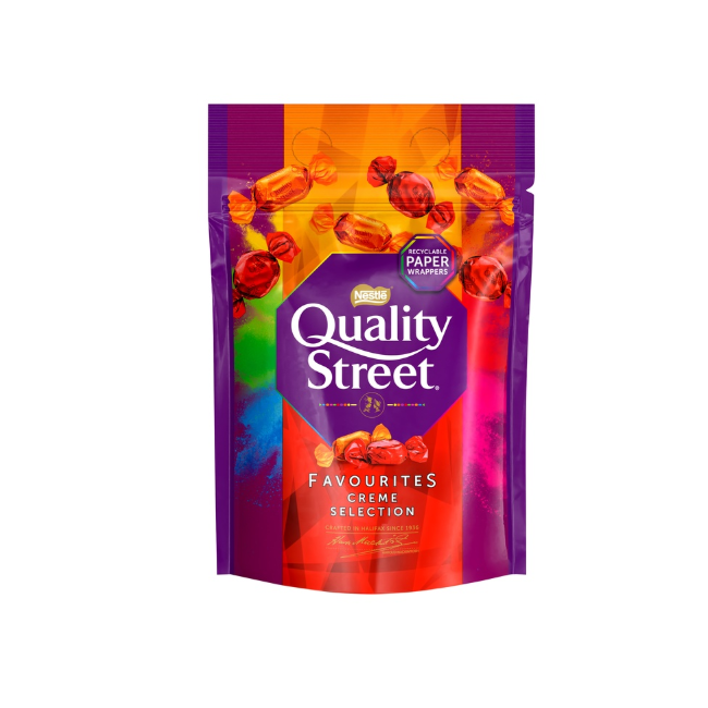 Nestle Quality Street Favourites Creme Selection Chocolate Bag 281g