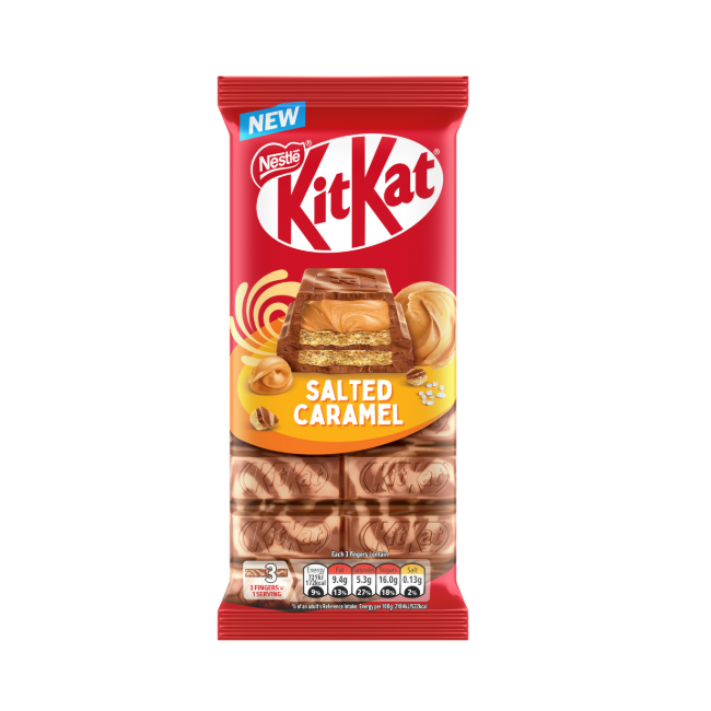 Nestle Kit Kat Salted Caramel Bar 99g