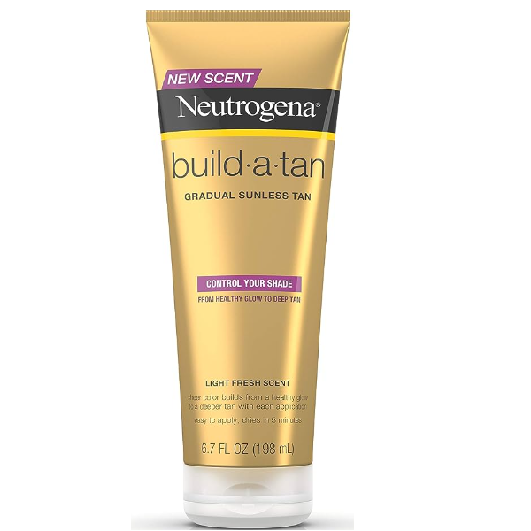 Neutrogena Build a Tan Gradual Sunless Tan Control Your Shade Scent 198ml - Shams Shopping Centre Neutrogena  