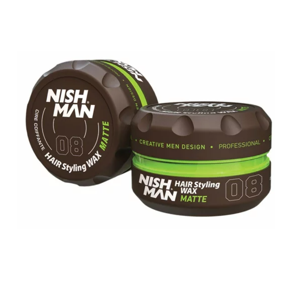 NishMan Cire Coiffante Hair Styling Wax Matte 08 100ml
