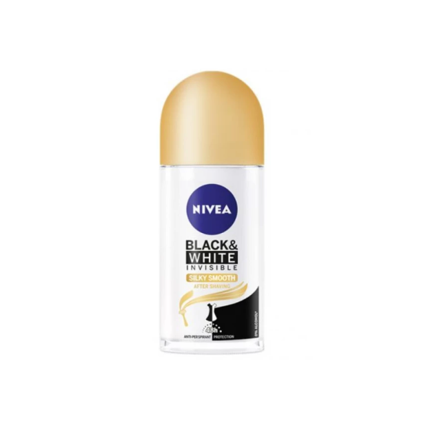 Nivea Men Black & White Invisible Silky Smooth Roll On 50ml
