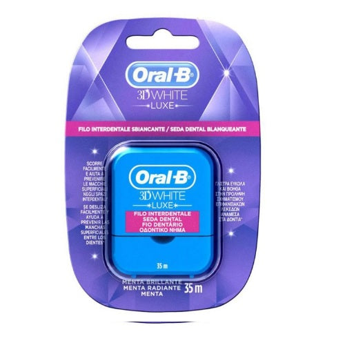 Oral-B 3D White Luxe Dental Floss 35m - Shams Shopping Centre Oral-B  