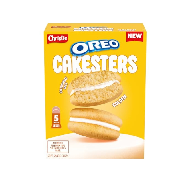 OREO Cakesters golden dores Soft Snack Cookies, 285g