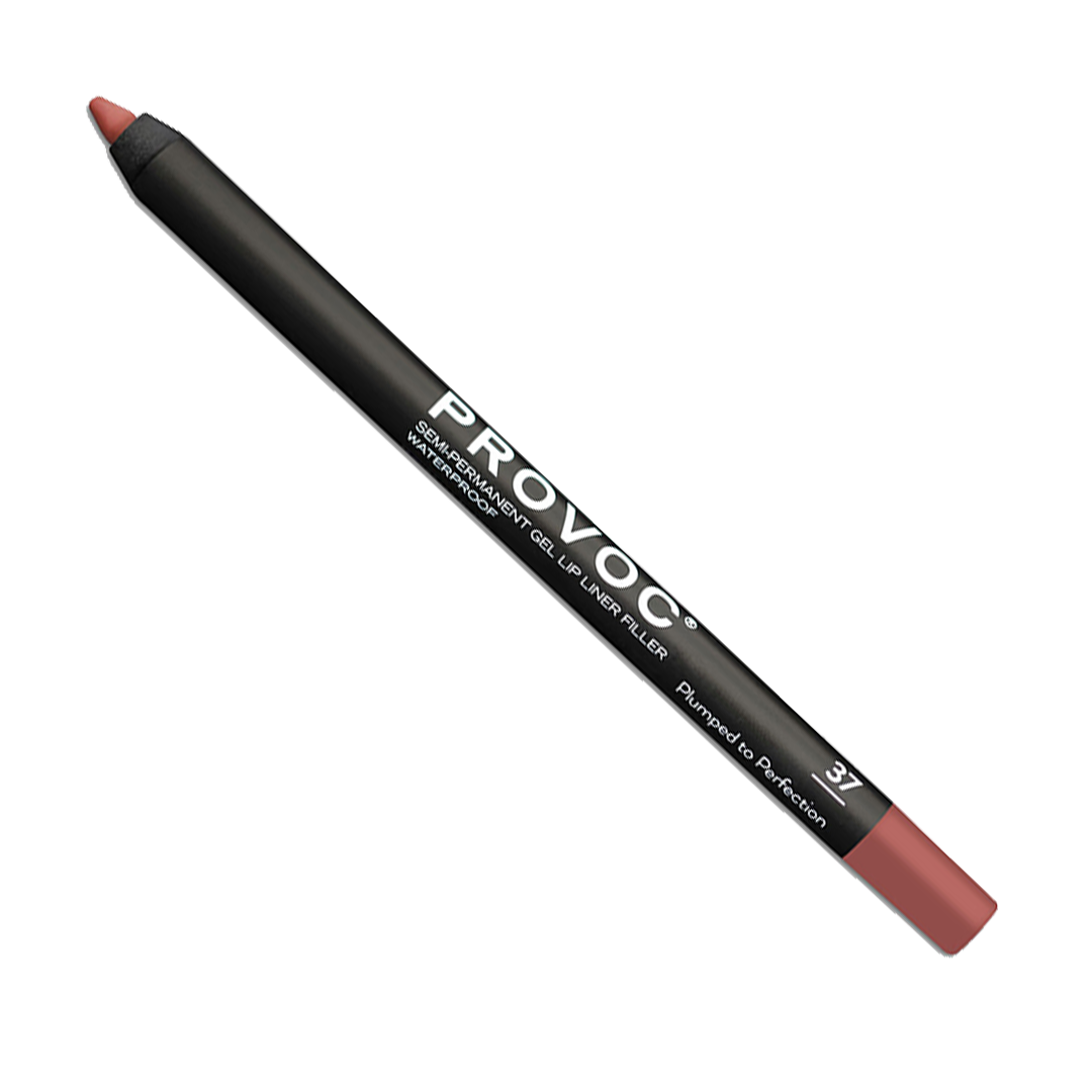 Provoc Semi-Permanent Gel Lip Liner Filler 37 Plumed to Perfection