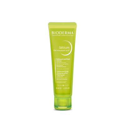 Bioderma Sebium Gel Moussant Actif 45ml - Shams Shopping Centre Bioderma  