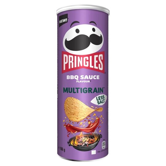 Pringles Multigrain BBQ Sauce Flavour Crisps 166g