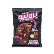 Pronto Soft Cookie Triple Choco Chunks 40g