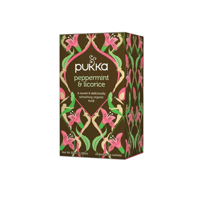 Pukka Peppermint & Licorice Herbal Tea 20s 30g