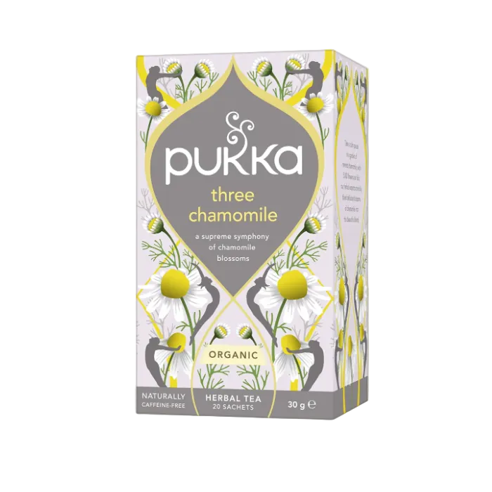 Pukka Three Chamomile Herbal Tea 20s 30g