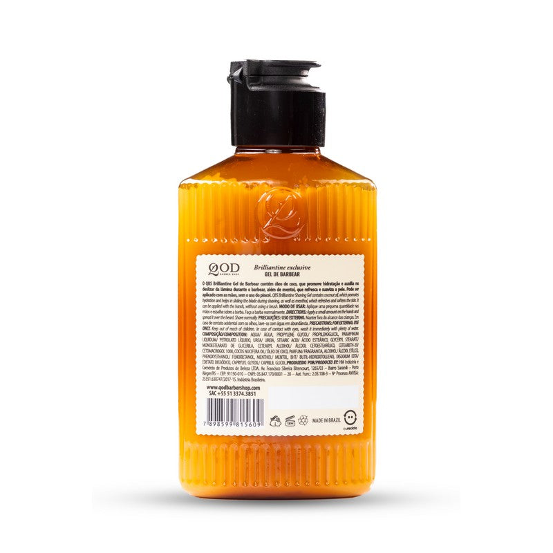 QOD Barber Shop Brilliantine Exclusive Shaving Gel 100g