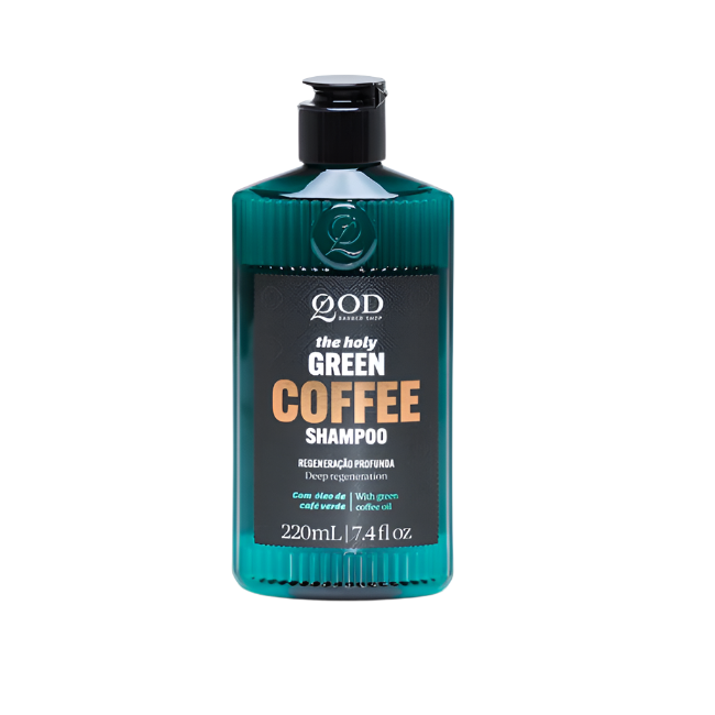QOD Barber Shop The Holy Green Coffee Shampoo 220ml