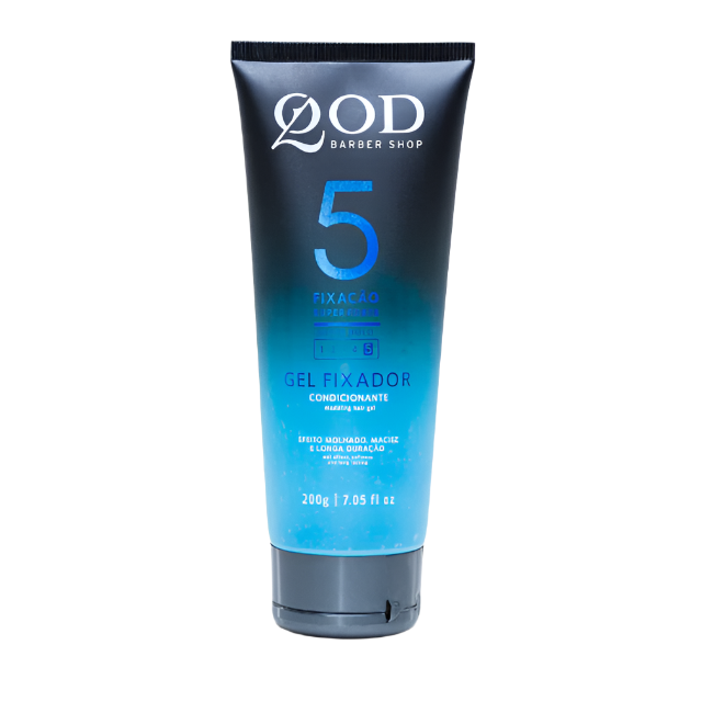 QOD Barber Shop 5 Fixacao Forte Gel 200g