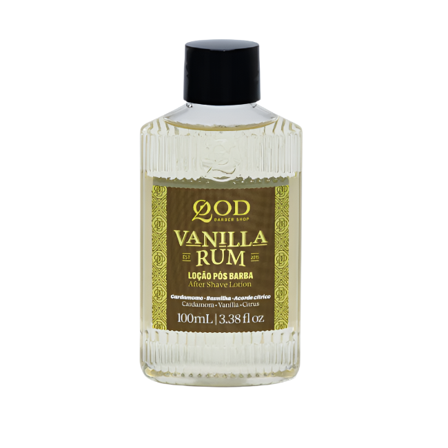 QOD Barbar Shop Vanilla Rum After Shave Lotion 100ml