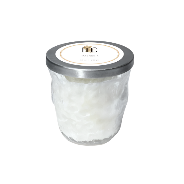 ROC Premium Magnolia Bubbly Scented Candle 230g (8.Oz)