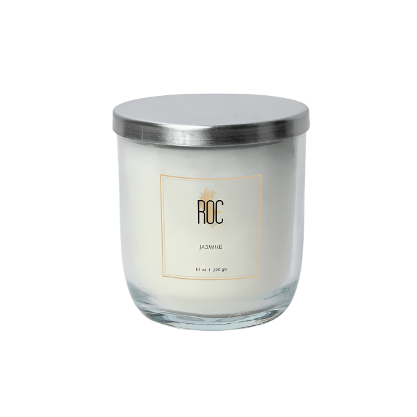 ROC Premium Jasmine Scented Candle 230g (8.Oz)