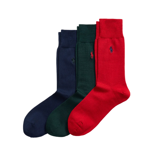 Polo Ralph Lauren Custom Fit 3 pairs Red