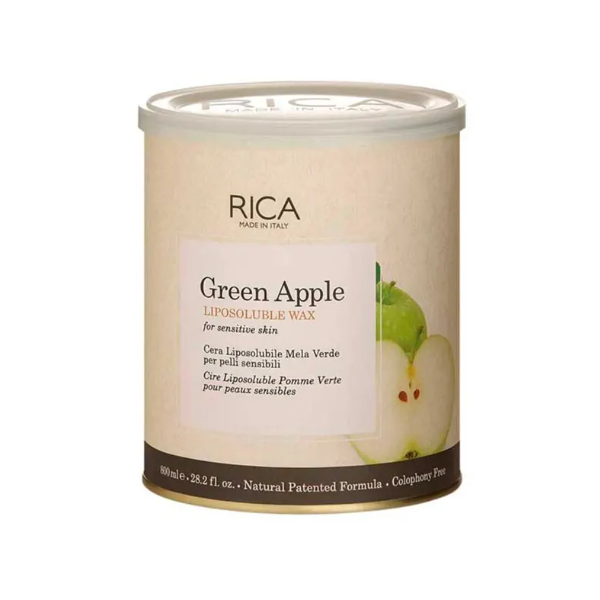 Rica Green Apple Liposoluble Wax 800ml