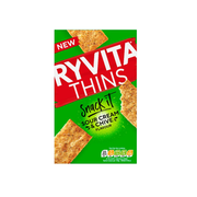 Ryvita Thins Sour Cream & Chive 125g