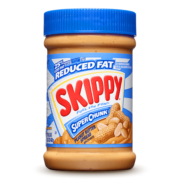 Skippy Super Chunk Peanut Butter Spread Reduced Fat 462g