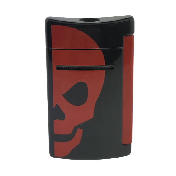 St Dupont Minijet Red Skull Lighter 10062