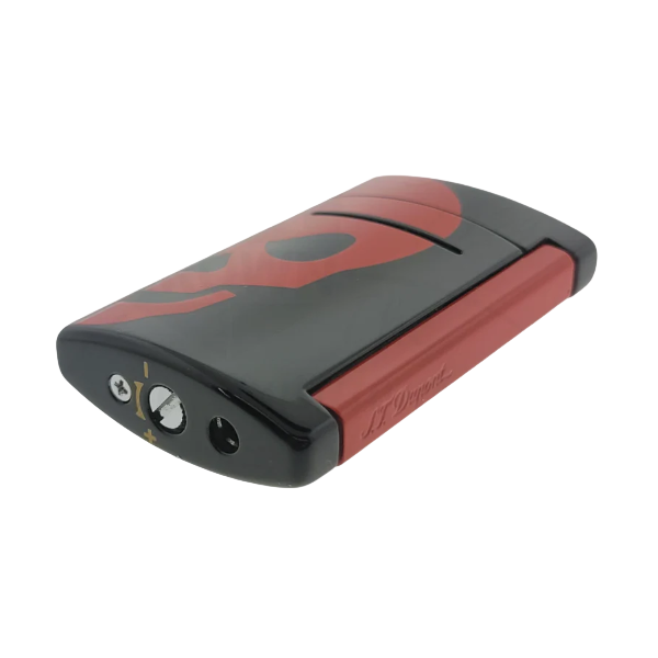 St Dupont Minijet Red Skull Lighter 10062