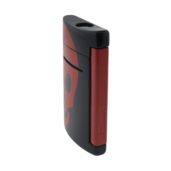St Dupont Minijet Red Skull Lighter 10062