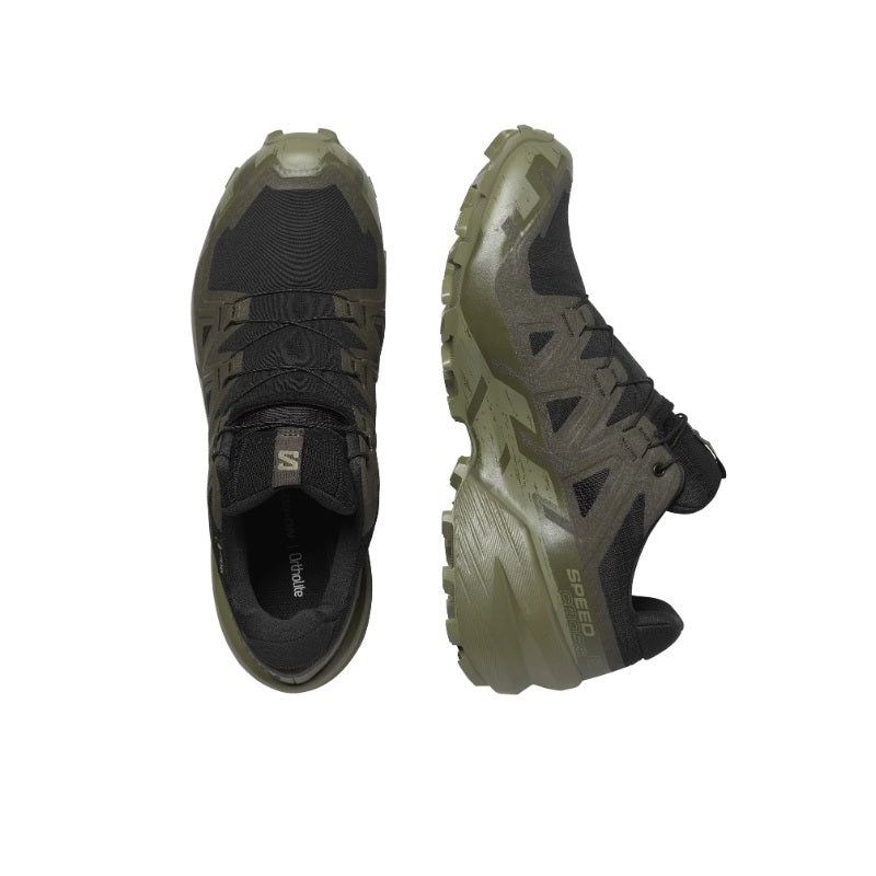 Salomon Speedcross 6 GTX Color Black/Peat/Deep Lichen Green Size-US-10