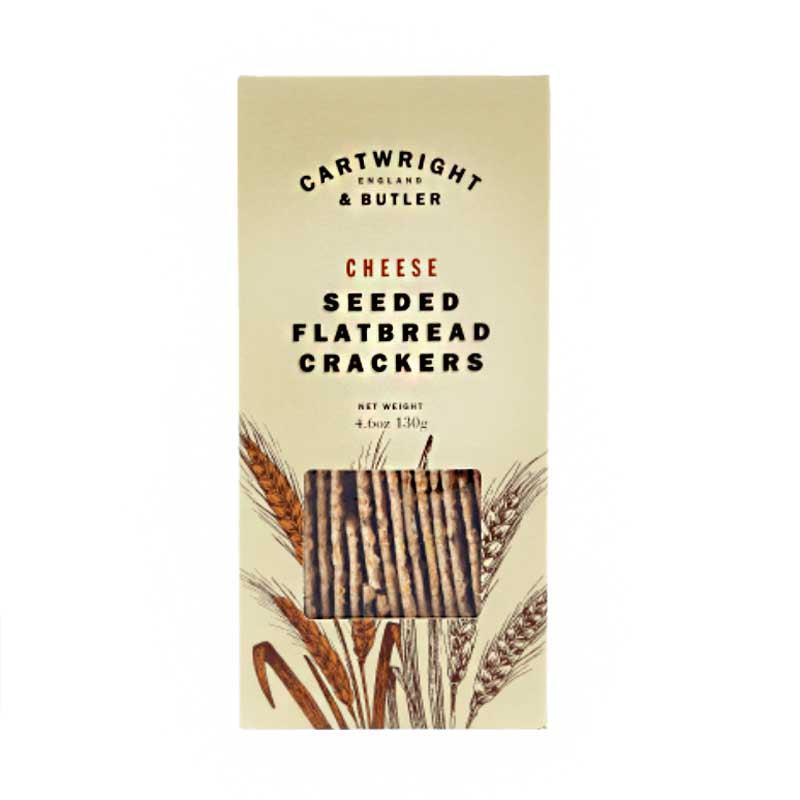 Cartwright & Butler Cheese Seeded Flatbread Crackers 130g
