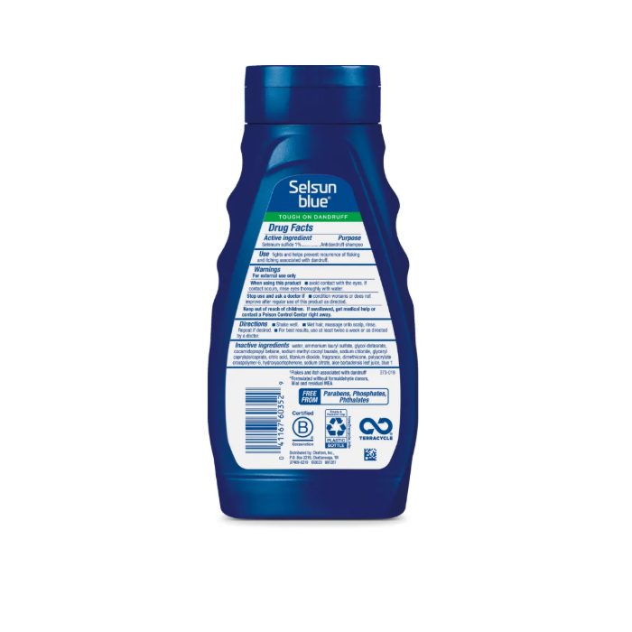 Selsun Blue Anti-Dandruff Moisturising With Aloe Shampoo 325ml