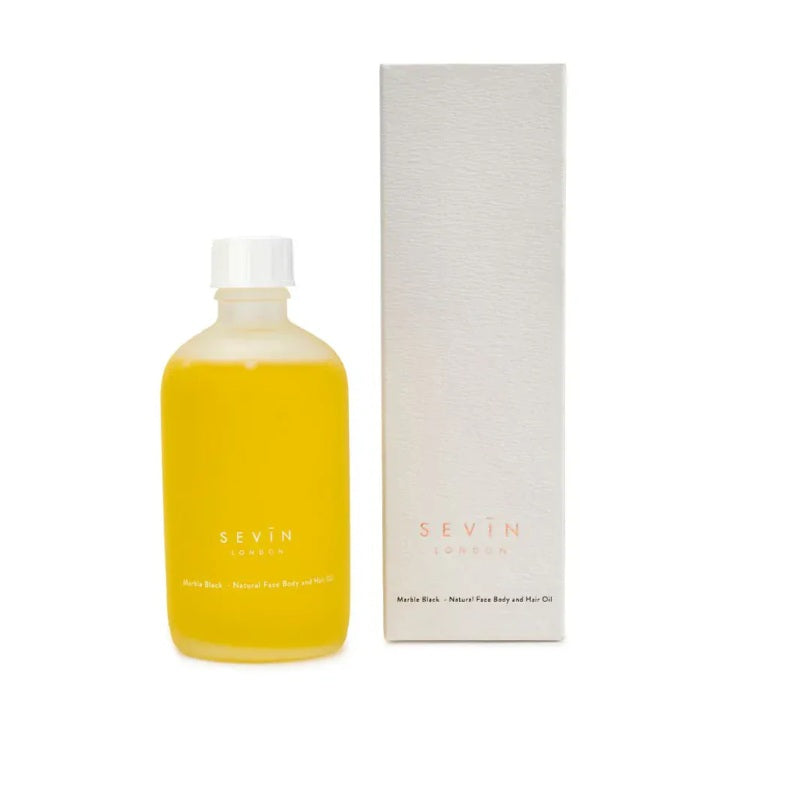 Sevin London Marble Black Face Body & Hair Oil 100ml