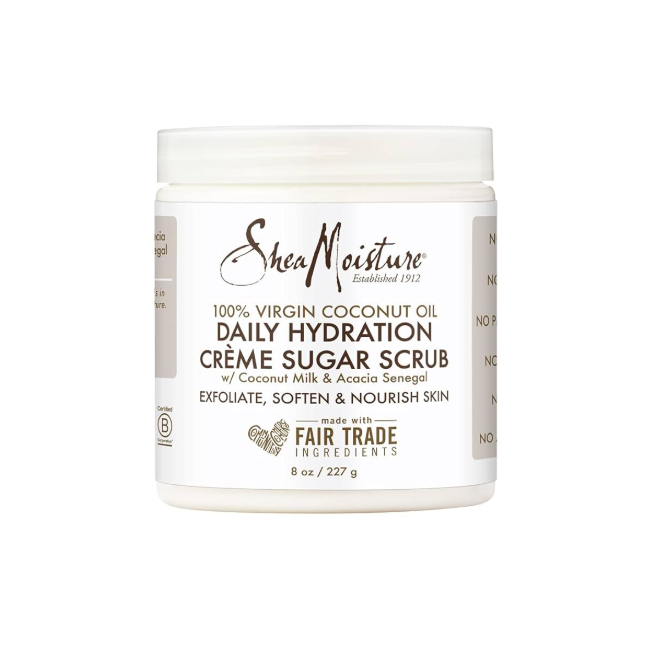 Shea Moisture Daily Hydration Creme Suar Scrub 227g (8 Oz)