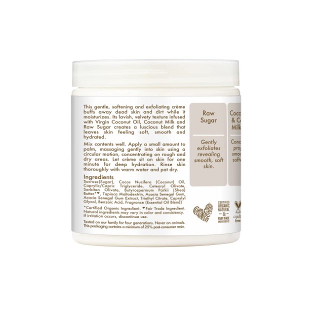 Shea Moisture Daily Hydration Creme Suar Scrub 227g (8 Oz)