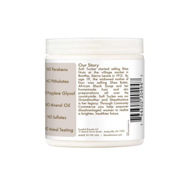 Shea Moisture Daily Hydration Creme Suar Scrub 227g (8 Oz)