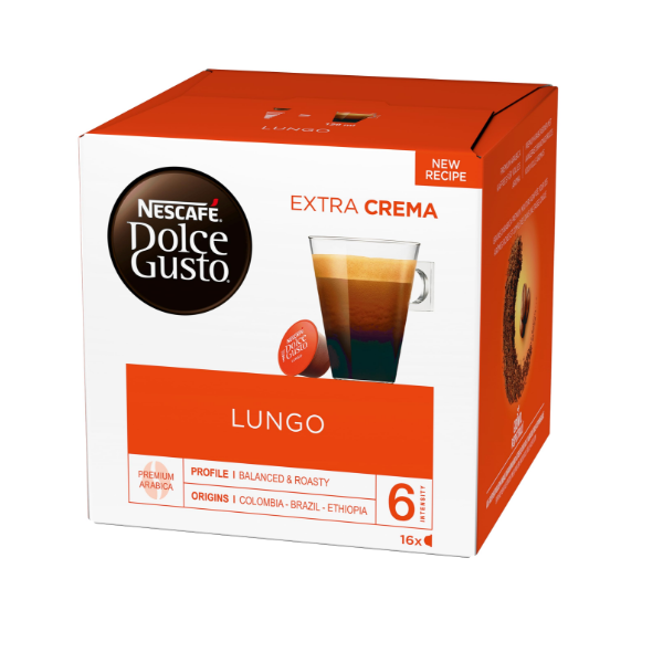 Nescafe Dolce Gusto Lungo Coffee Pods 104g