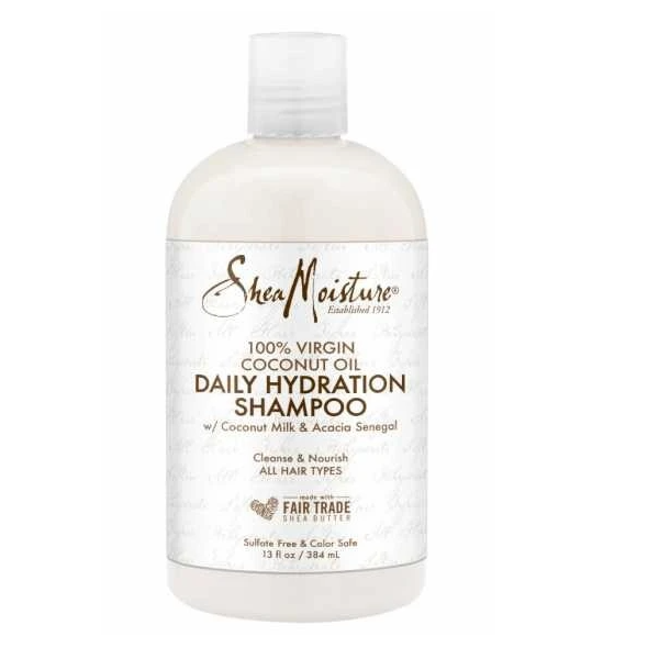Shea Moisture 100% Virgin Coconut Oil Daily Hydration Shampoo 384ml - Shams Shopping Centre Shea Moisture  