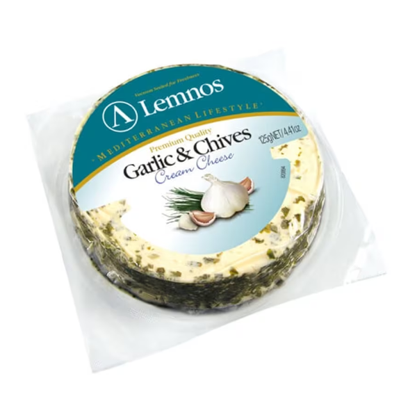 Lemnos Garlic&Chives Cream Cheese 125g