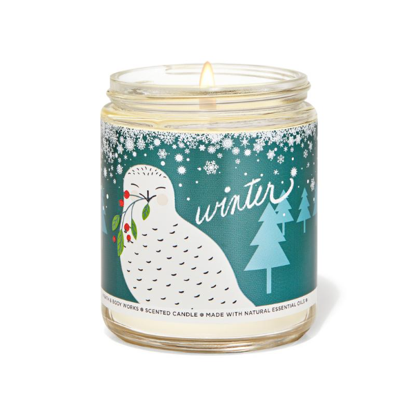 BBW Winter 1 Wick Candle 198g - Shams Shopping Centre Bath & Body Works  