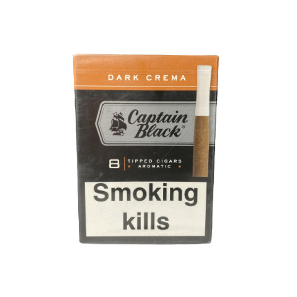 Captain Black Dark Crema 8 Tipped Cigars