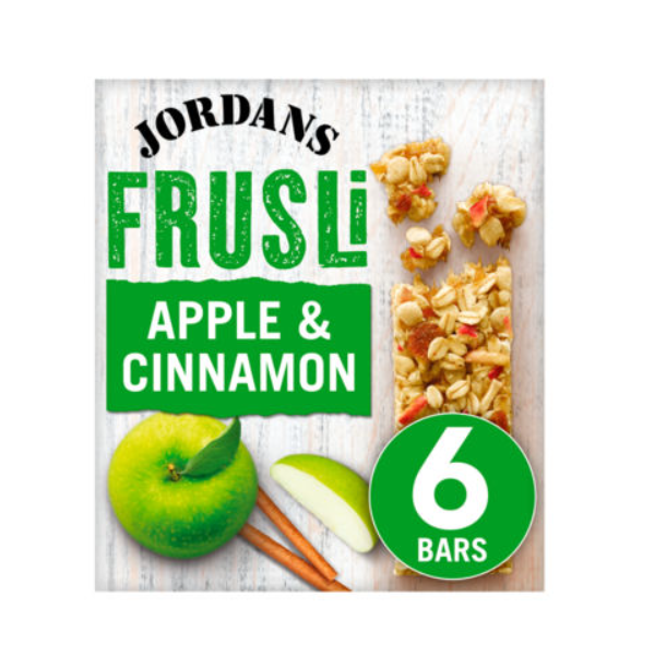 Jordans Frusli Apple & Cinnamon Bar 6X30g