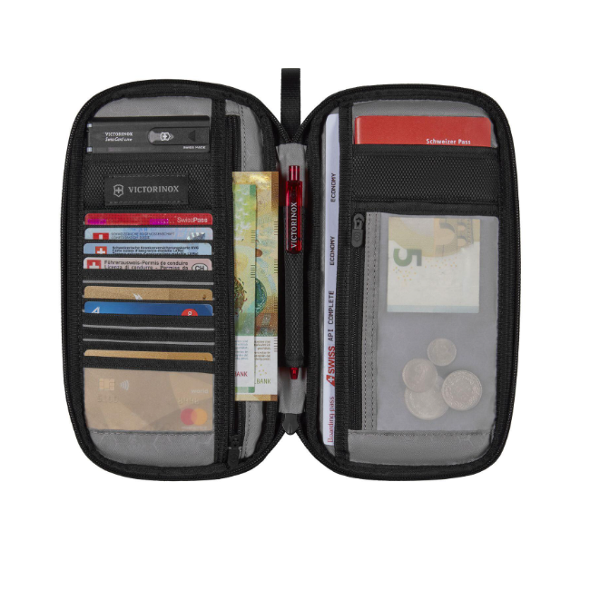 Victorinox Travel Organiser with RFID Protection - Black 610597 - Shams Shopping Centre Victorinox  