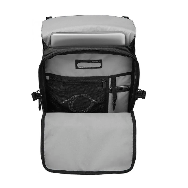 Victorinox Flapover 15.6” Laptop Backpack 610222 Black - Shams Shopping Centre Victorinox  