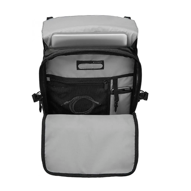 Victorinox Flapover 15.6” Laptop Backpack 610222 Black